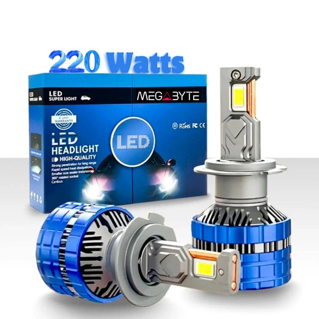 Megabyte 220 Watts Car Headlight bulbs